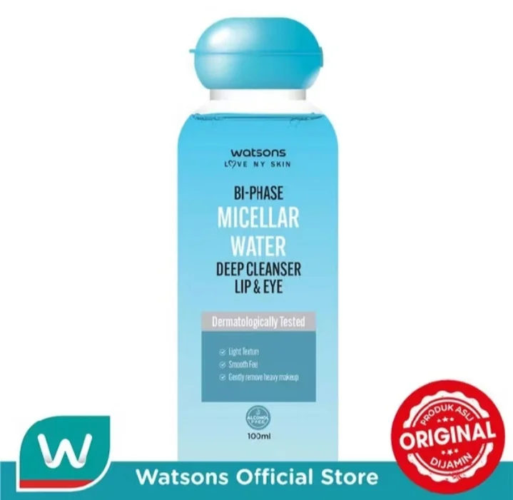 Tẩy trang 2 lớp mắt môi Watsons Bi-phase Micellar Water (lip & Eye)