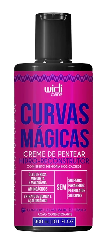 Kem tạo kiểu tóc Widi Care Creme De Pentear Hidro-reconstrutor Curvas Mágicas
