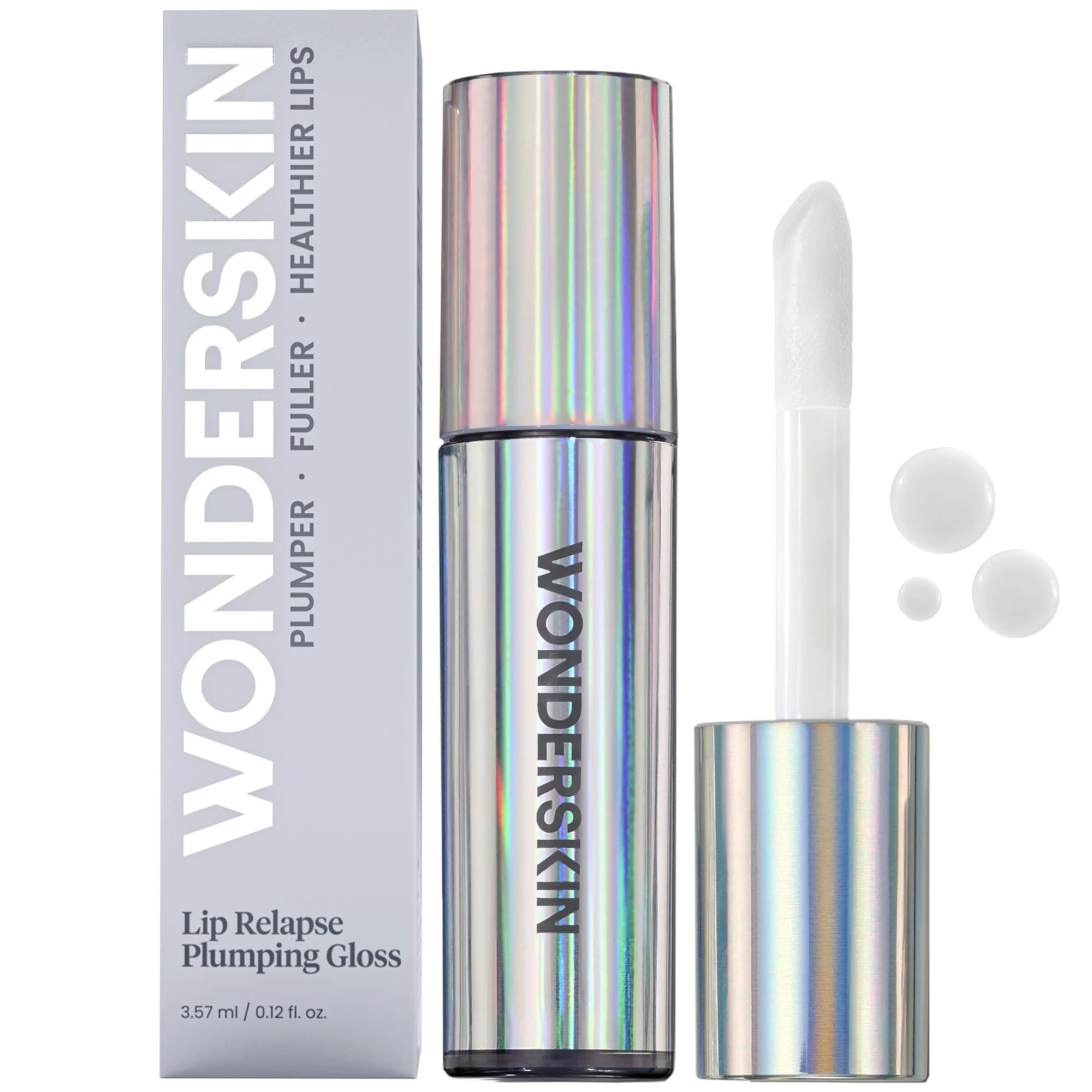Wonderskin Lip Relapse Plumping Gloss - Clear