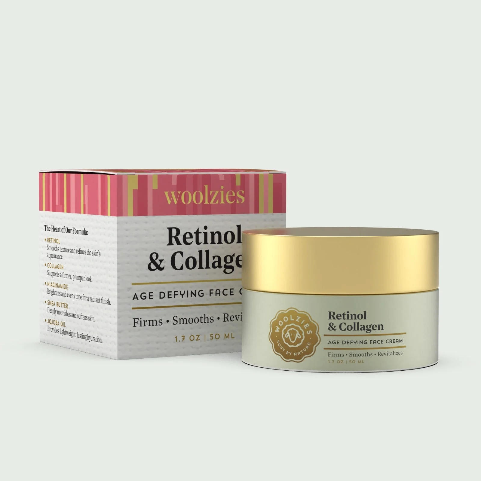 Woolzies Retinol & Collagen Age Defying Face Cream