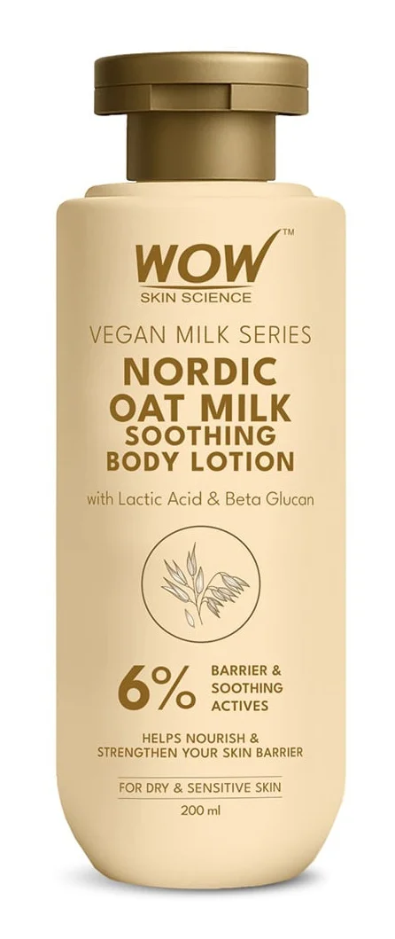 WOW skin science Vegan Nordic Oat Milk Soothing Body Lotion
