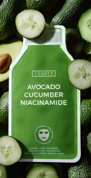 Mặt nạ YEAUTY Facial Sheet Mask Avocado | Cucumber | Niacinamide