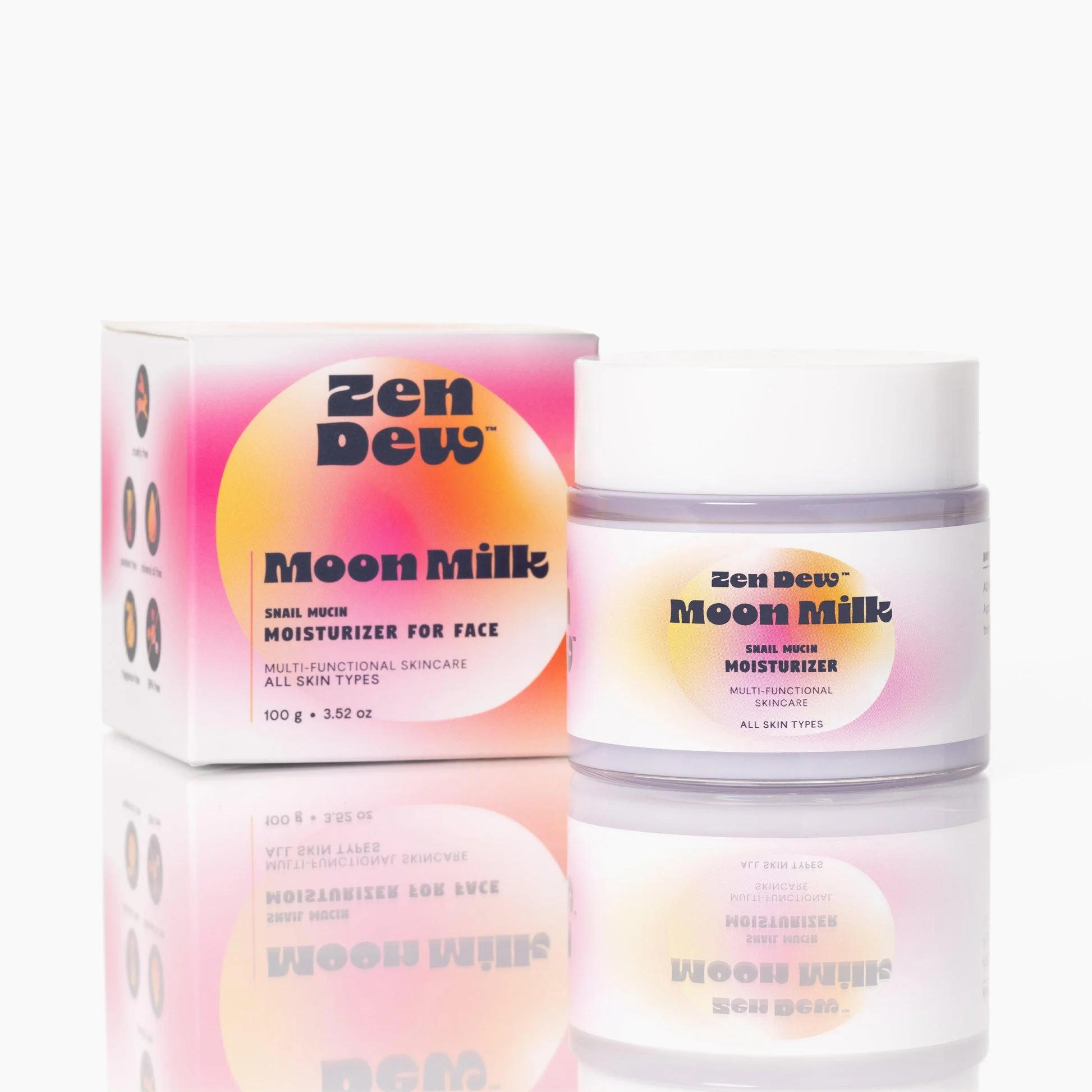 Dưỡng ẩm Zen Dew Moon Milk Snail Mucin Moisturizer