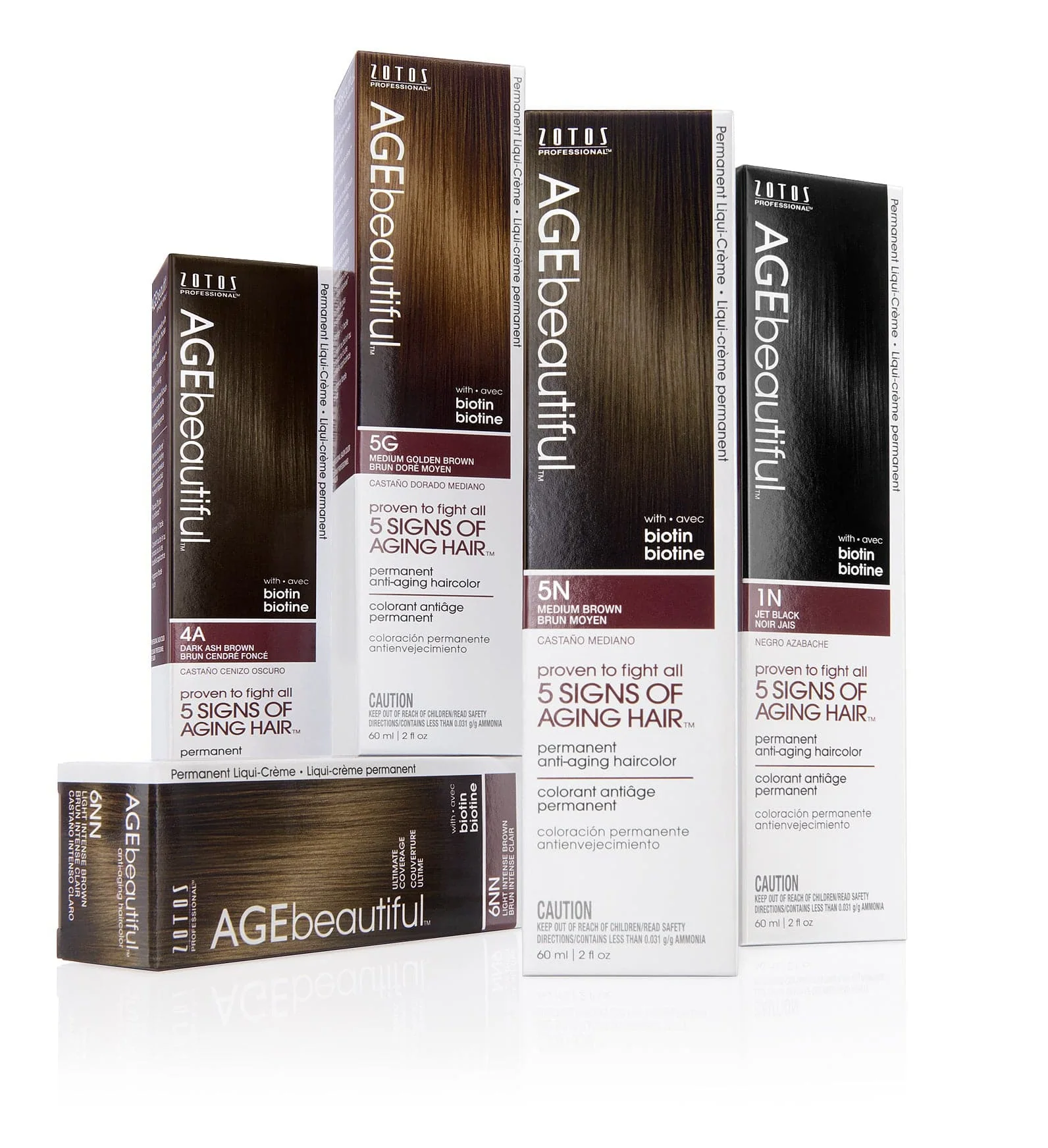 Zotos Agebeautiful® Anti-aging 100% Gray Coverage Liqui-crème